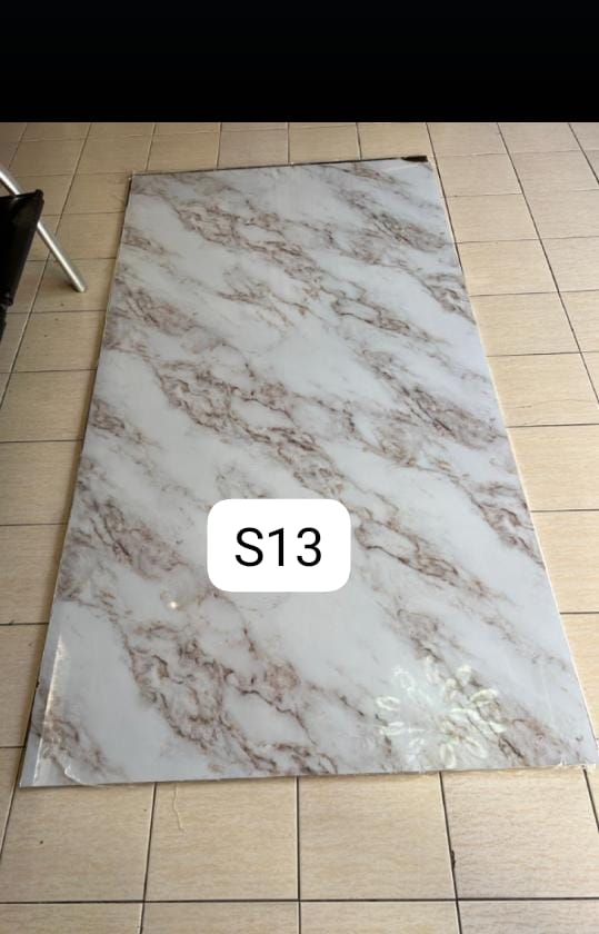 PVC marble sheet brown