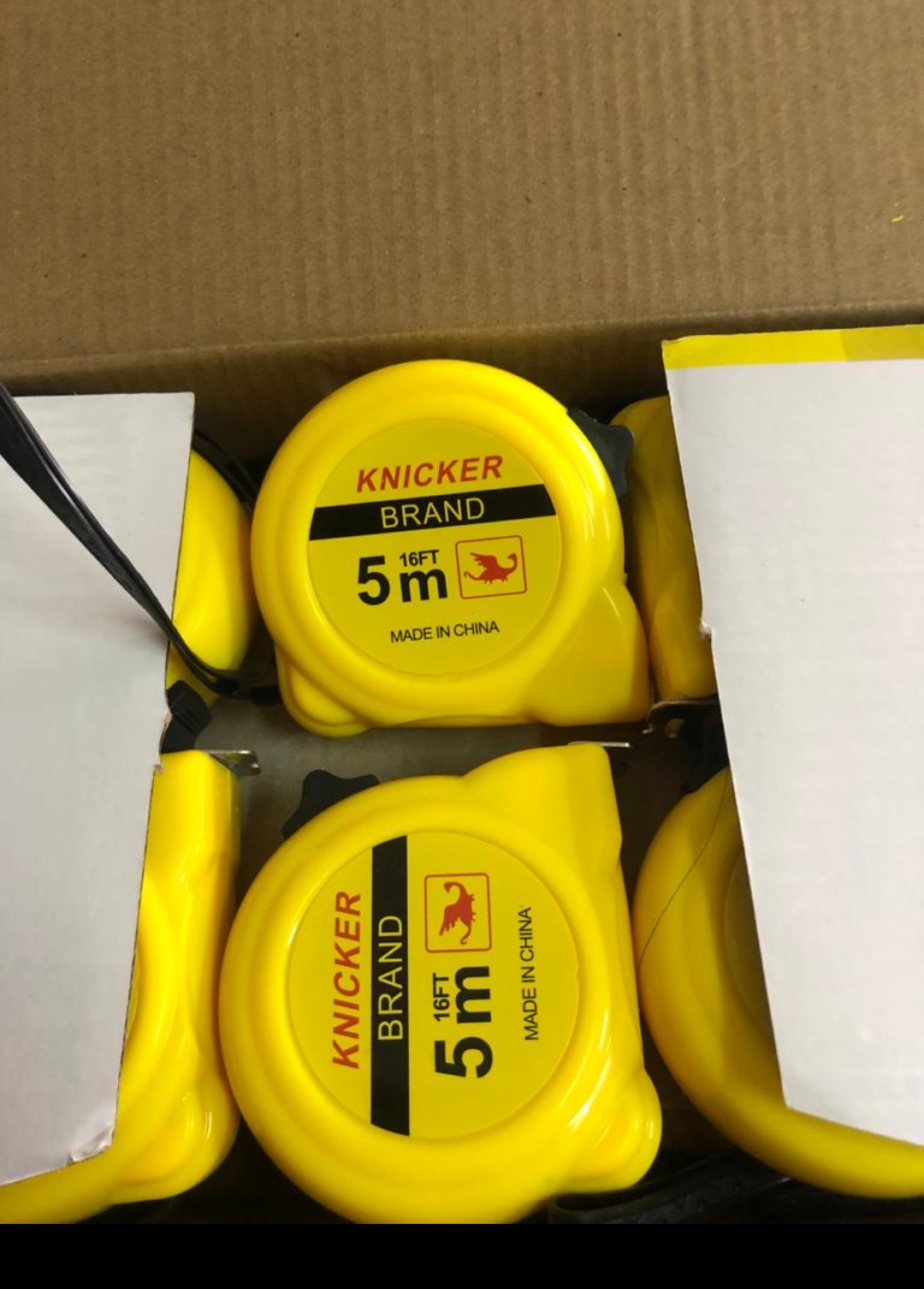 Knicker measuring tapes